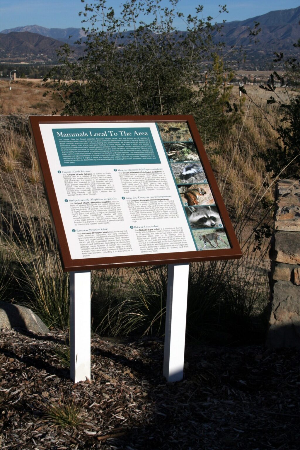 Beaumont Recreation Trail Sign.
